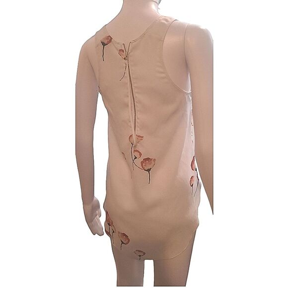 Aritzia Wilfred Ivory Floral Sleeveless Top - Picture 3 of 6